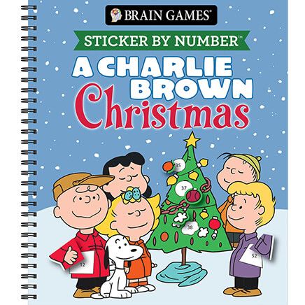 Brain Games® Sticker by Number™ A Charlie Brown Christmas-376012