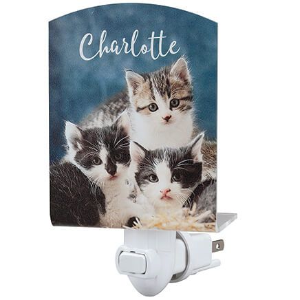 Personalized Kitten Acrylic Nightlight-376393