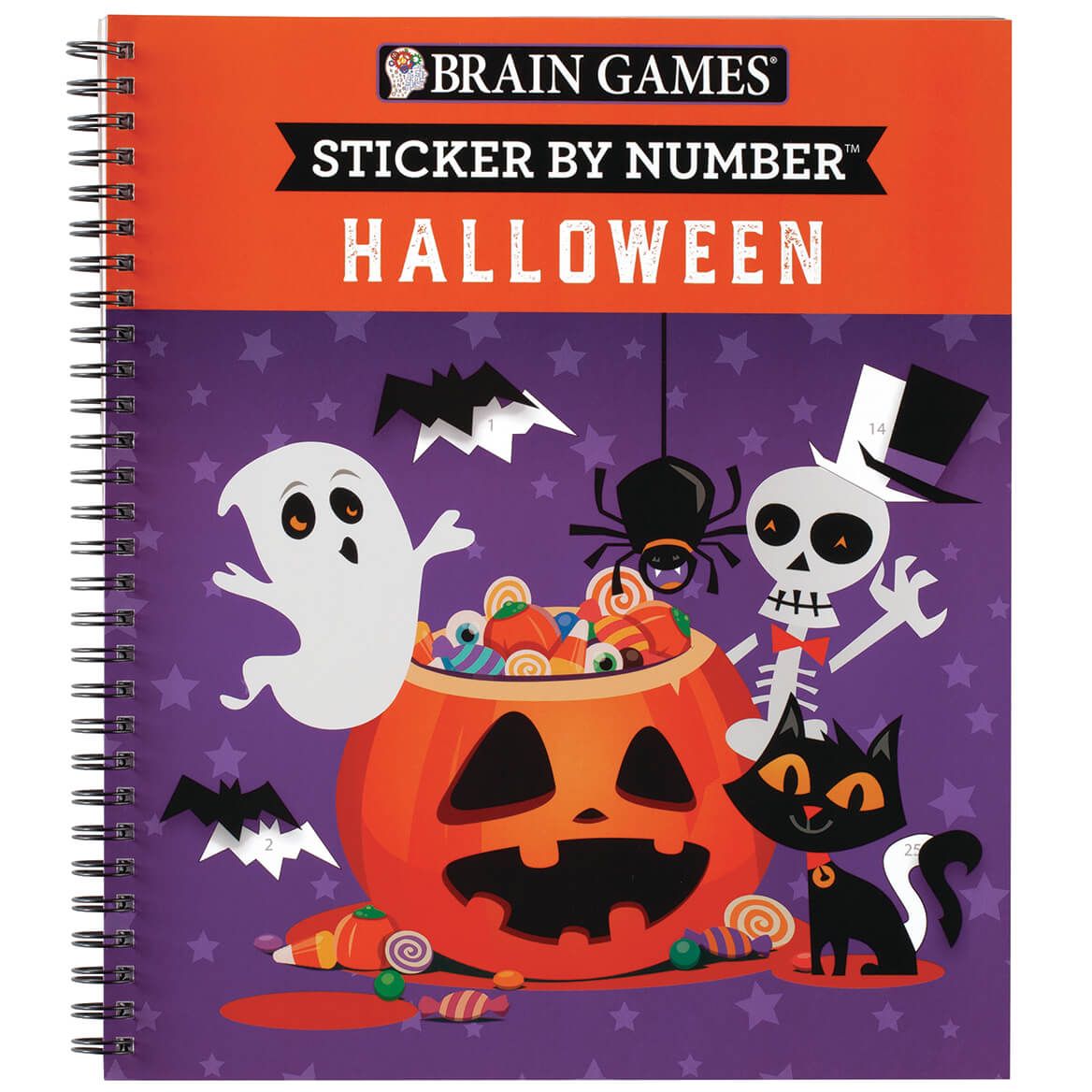 Brain Games® Sticker-By-Number™ Halloween + '-' + 376421