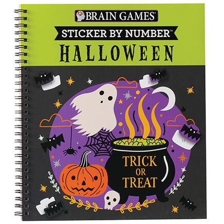 Brain Games® Sticker by Number™ Halloween Trick or Treat-376422
