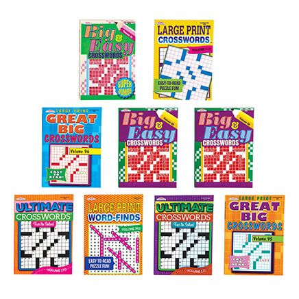 Ultimate Large Print Crosswords, Value Set of 9-376428