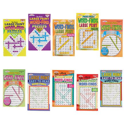 Epic Large Print Pocket Word-Finds, Value Set of 10-376429