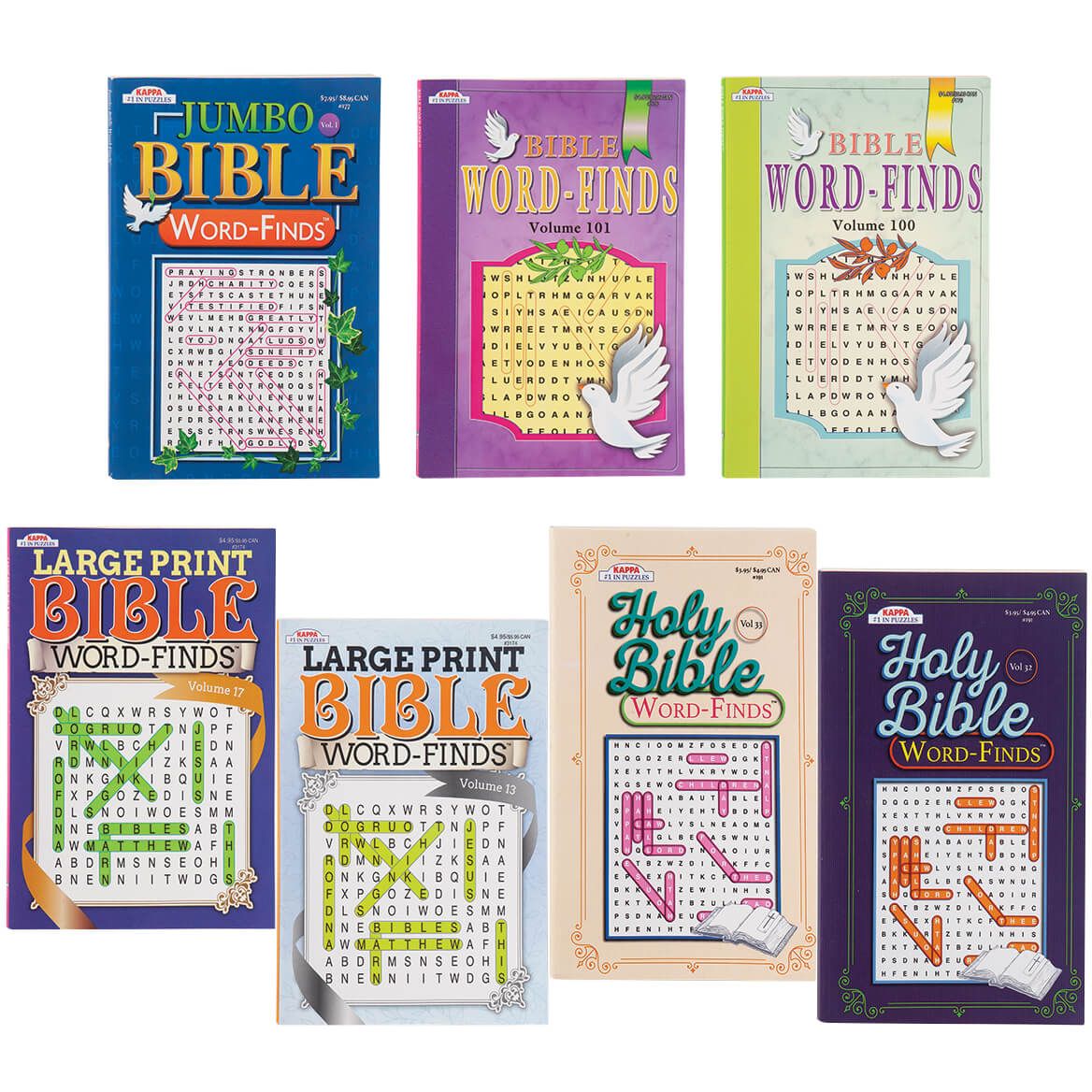 Colossal Bible Word-Finds, Value Set of 7 + '-' + 376430