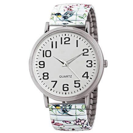 Easy-To-Read Printed Stretch Watch-376476
