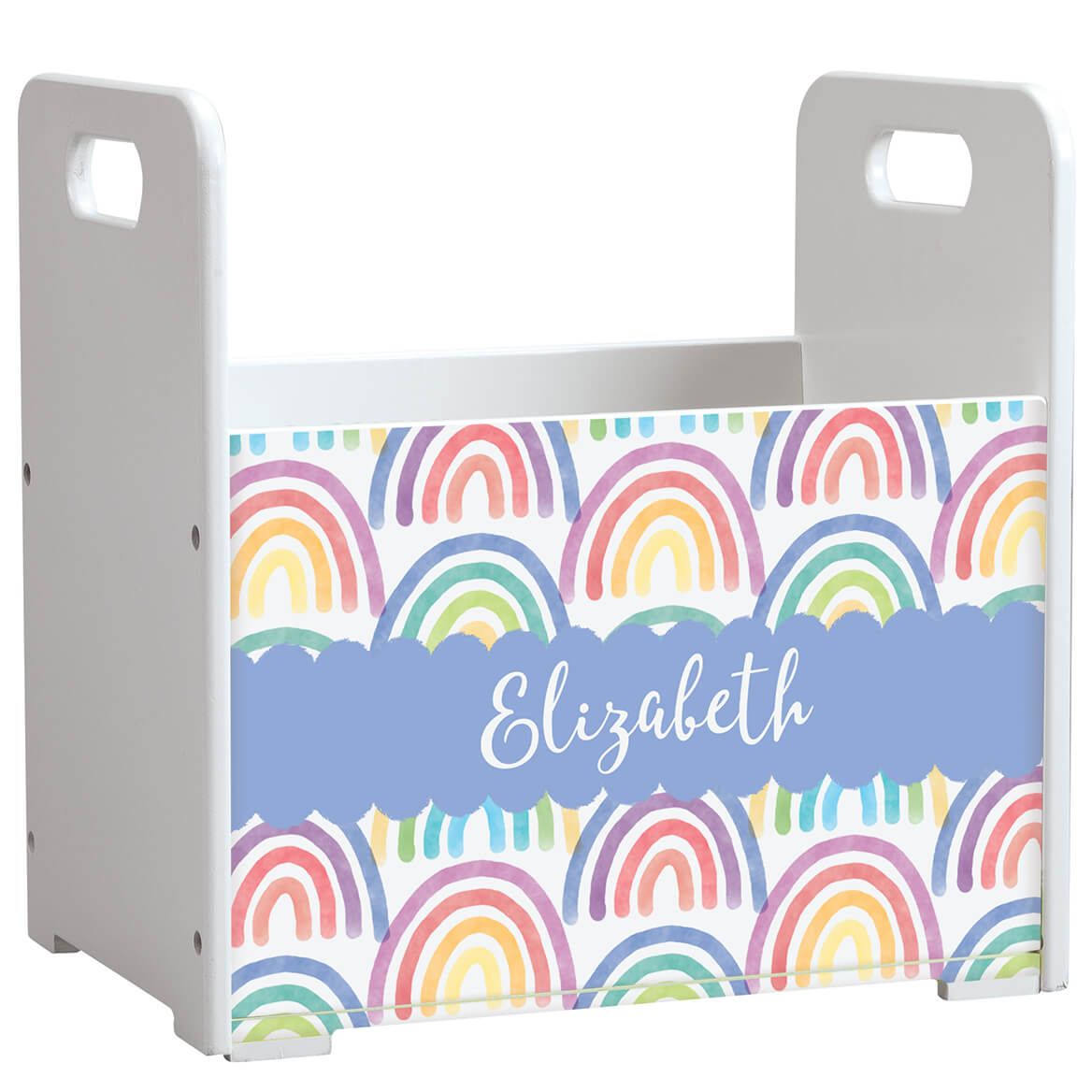 Personalized Rainbows Book Caddy + '-' + 376512