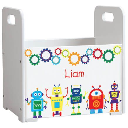 Personalized Robots Book Caddy-376515