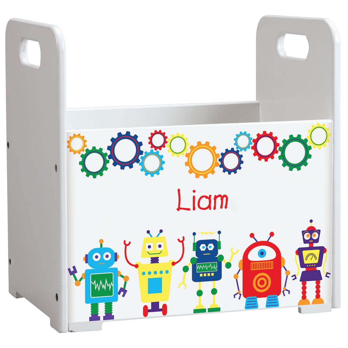 Personalized Robots Book Caddy + '-' + 376515