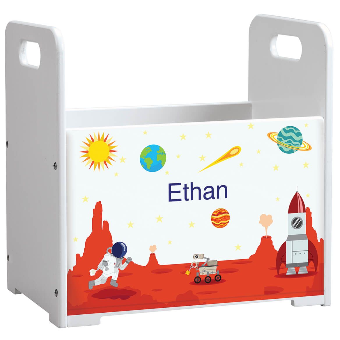 Personalized Outer Space Book Caddy + '-' + 376516
