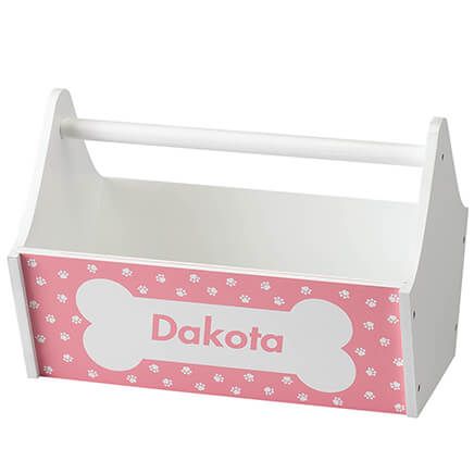 Personalized Dog Treats and Toy Caddy-376518