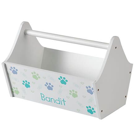 Personalized Paws Treats and Toy Caddy-376527