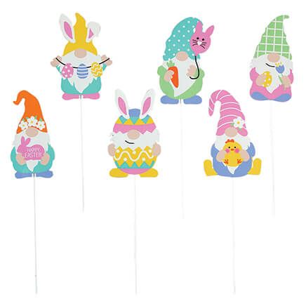 Easter Bunny Gnome Stakes, Set of 6 by Fox River™ Creations-376652