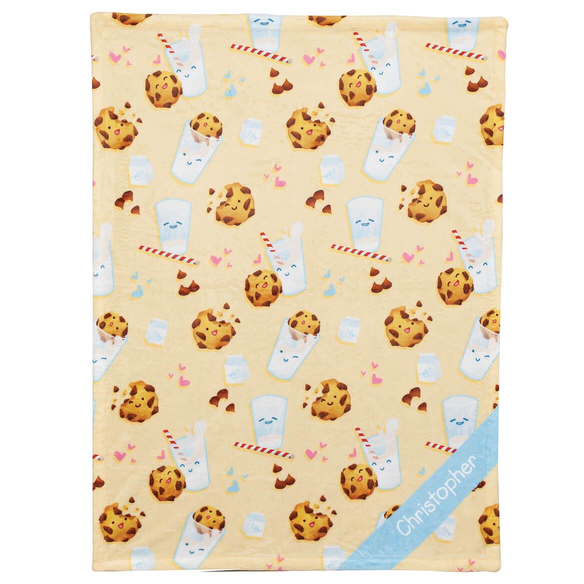 Personalized Milk N Cookies Children's Blanket + '-' + 376731