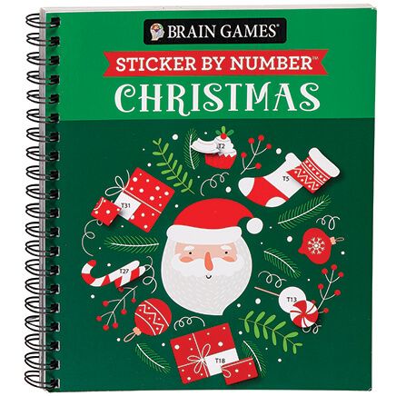 Brain Games® Sticker-by-Number™ Christmas-376810