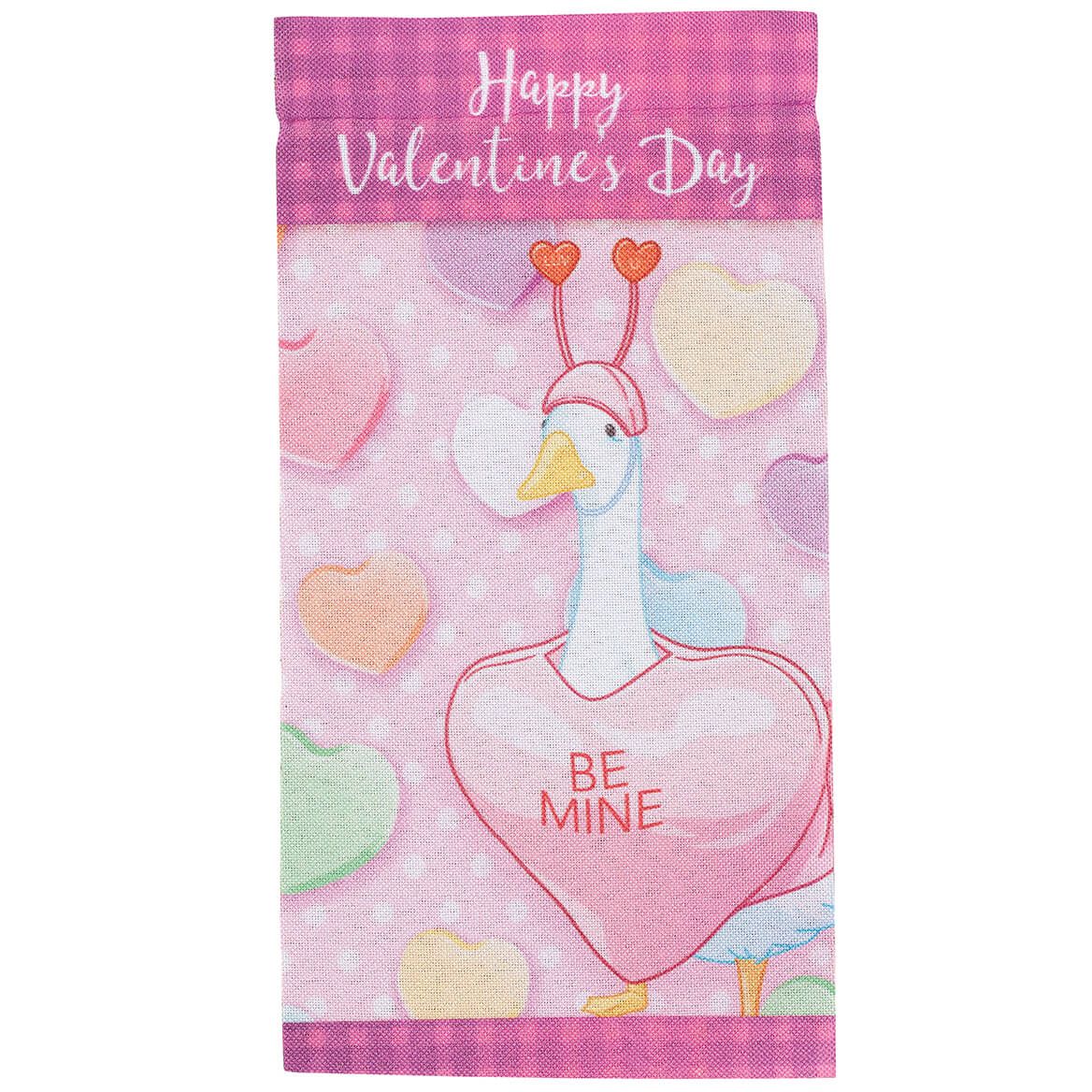 Mini Valentine's Day Goose Garden Flag + '-' + 376815