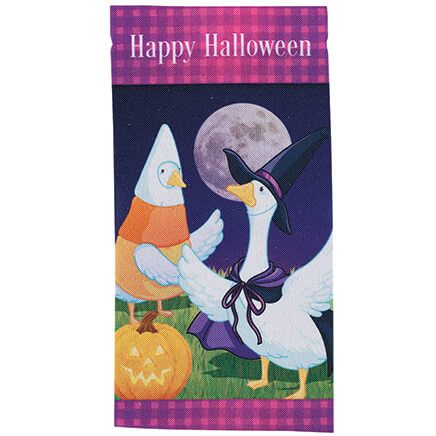 Mini Halloween Goose Garden Flag-376817