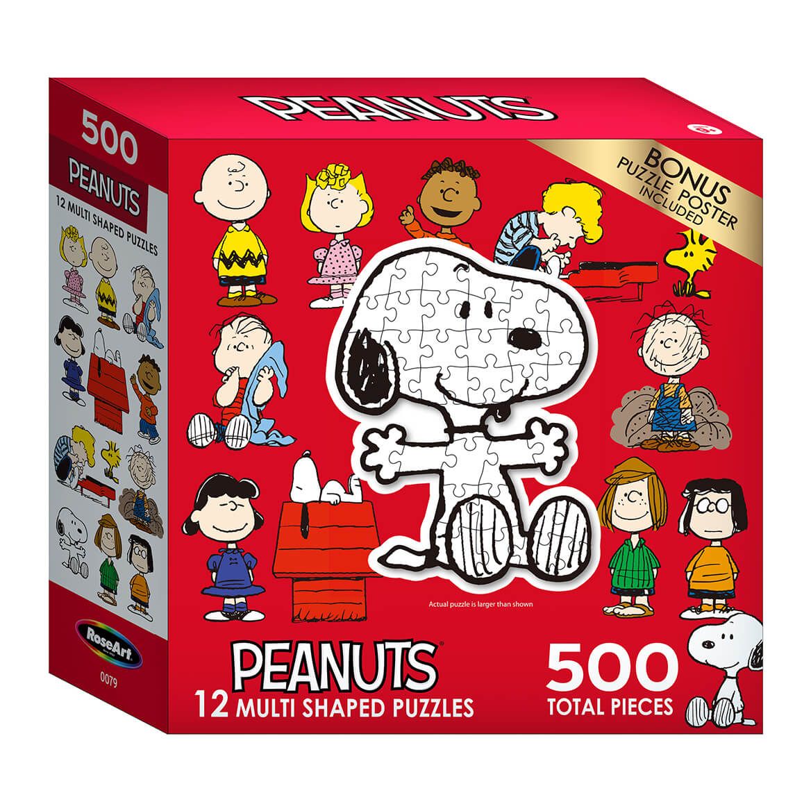 Peanuts® 12 Multi-Shaped Puzzles + '-' + 376819