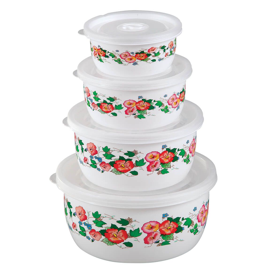 Nested Food Storage Set with Lids Set of 4  by Chef's Pride + '-' + 376857
