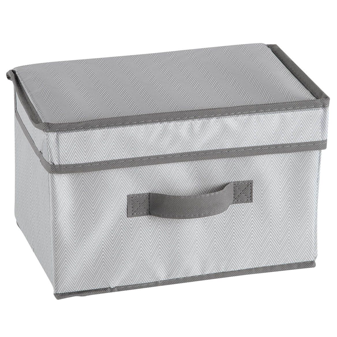 Collapsible Storage Cube with Lid - Storage Bins - Miles Kimball