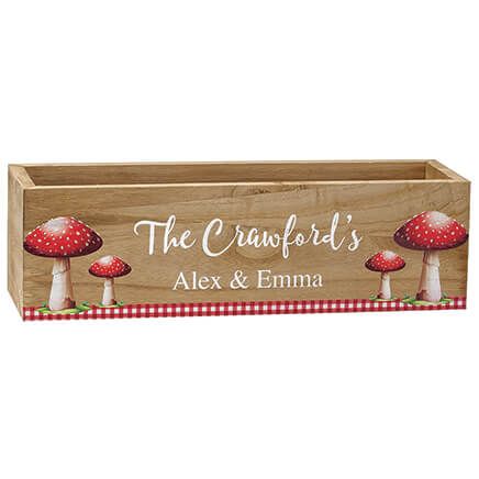 Personalized Toadstool Wooden Planter Box-376887