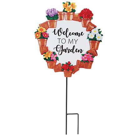Welcome to My Garden Stake by Fox River™ Creations-376939
