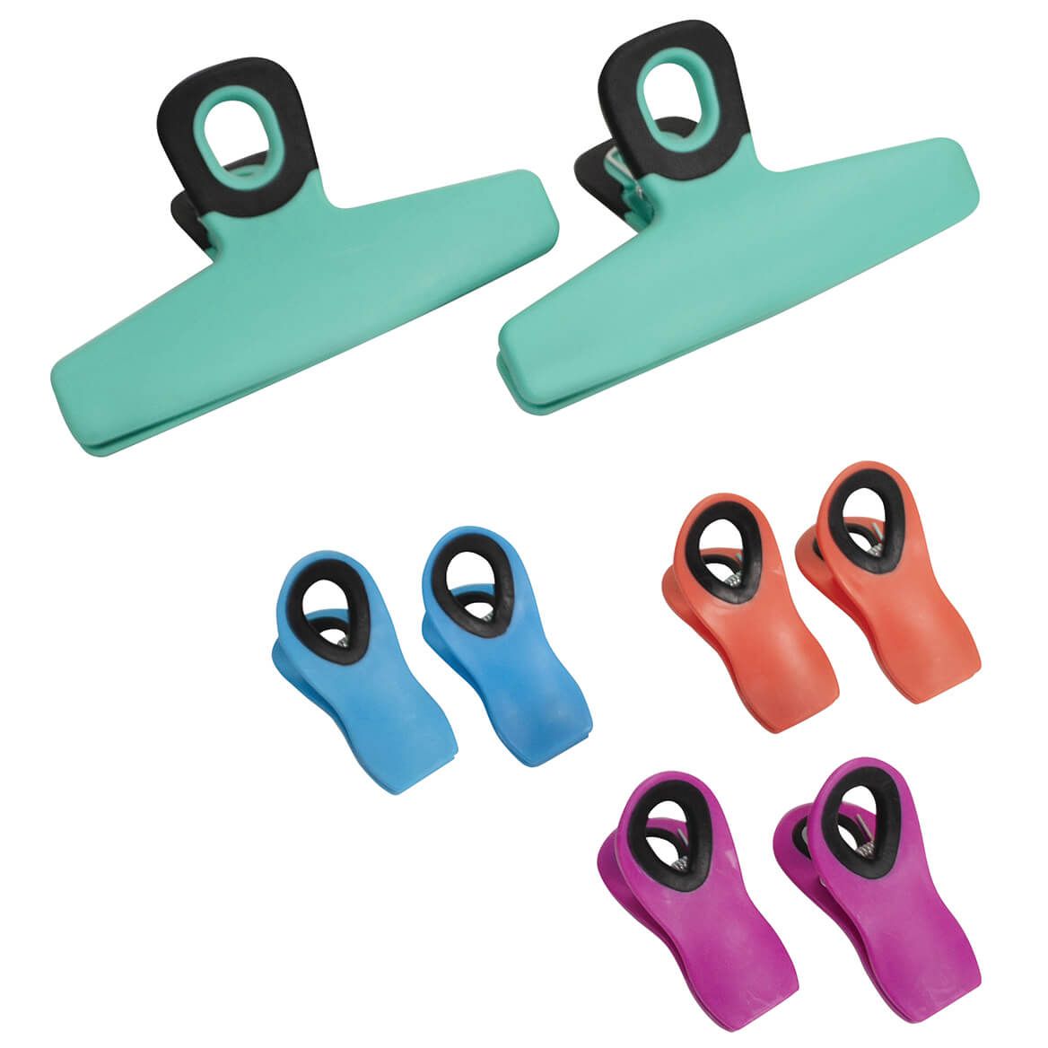 Stay-Fresh Bag Clips, Set of 8 + '-' + 376970