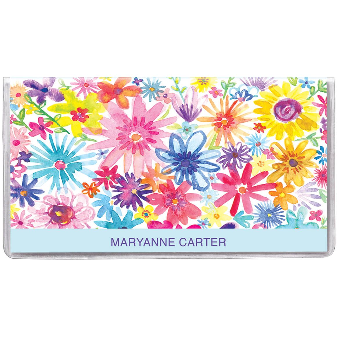 Personalized Watercolor Floral 2-Year Planner + '-' + 376983