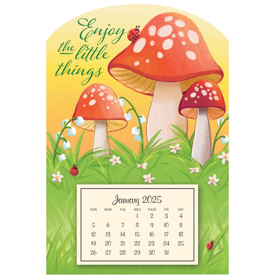 Toadstool Mini Magnetic Calendar + '-' + 377001