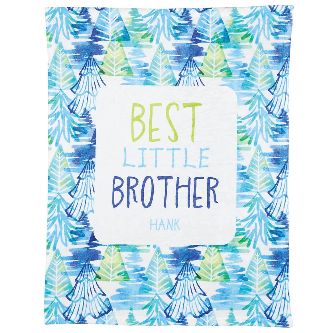 Personalized Best Little Brother Blanket + '-' + 377031
