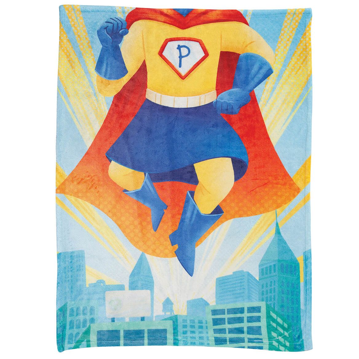 Personalized Superhero Blanket + '-' + 377436