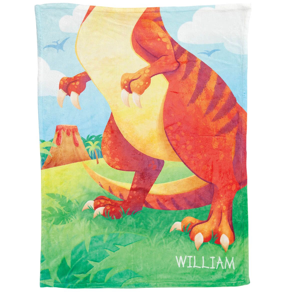 Personalized Dinosaur Blanket + '-' + 377437