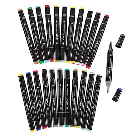 Dual-Tip Art Markers, Set of 24-377484