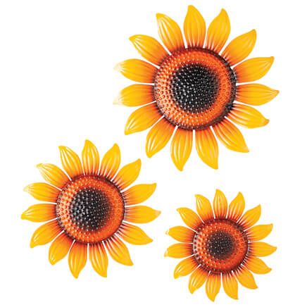 Metal Sunflower Hangings by Fox River™ Creations, Set of 3-377491