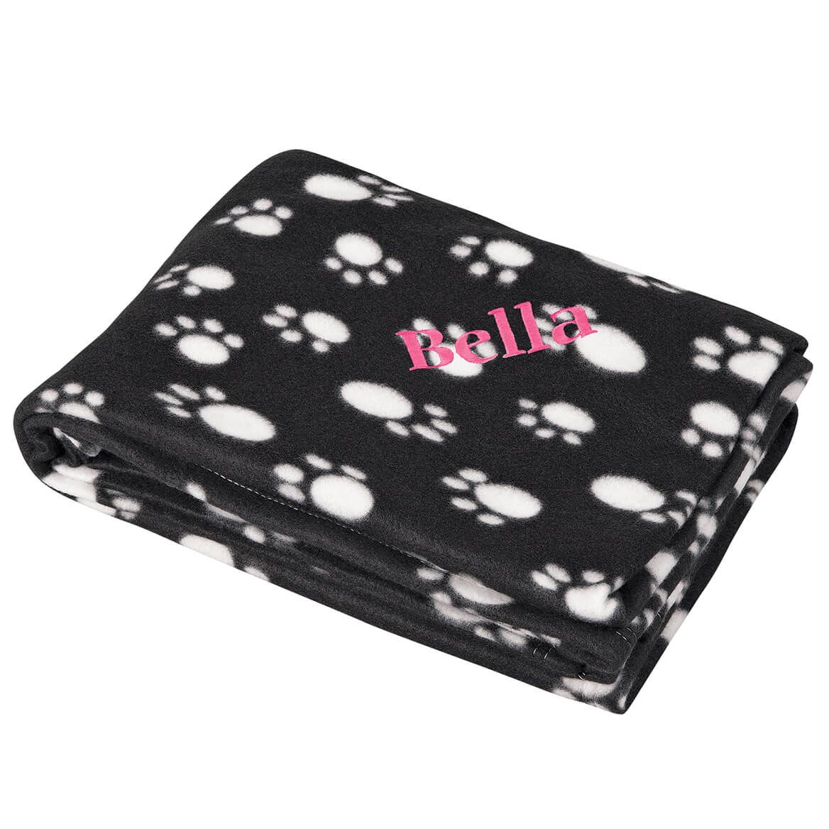 Personalized Paw Print Pet Blanket + '-' + 377495