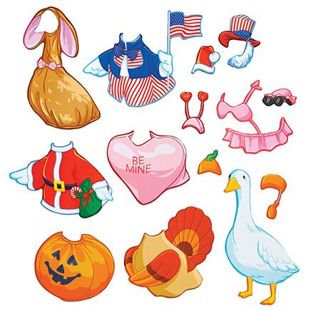 Goose Dress-Up Magnets by Gaggleville™-377496