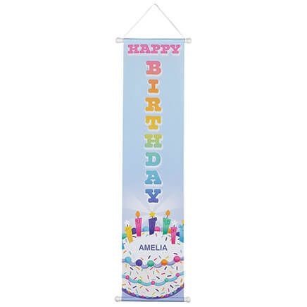 Personalized Happy Birthday Door Banner-377501