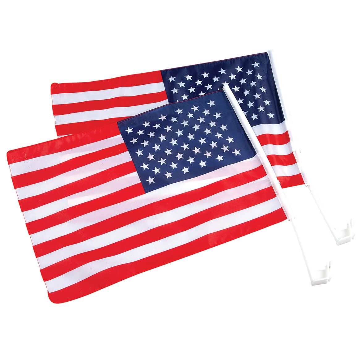 Car American Flags, Set of 2 + '-' + 377525