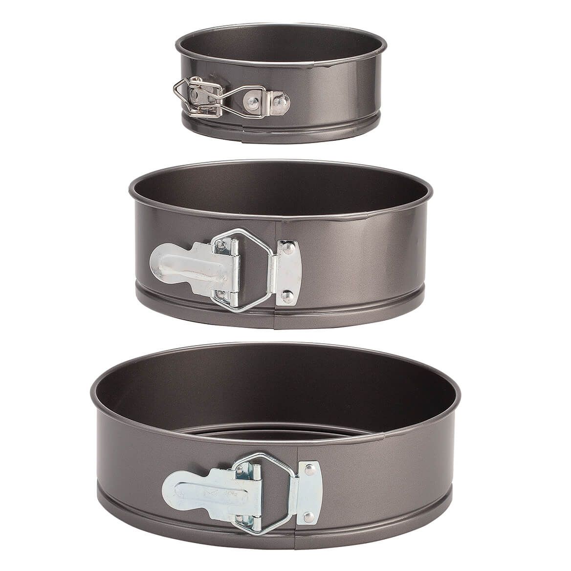 Non-Stick Spring Form Cake Pans by Home Marketplace, Set of 3 + '-' + 377594