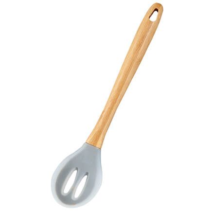 Biosmart Silicone and Bamboo Slotted Spoon-377625