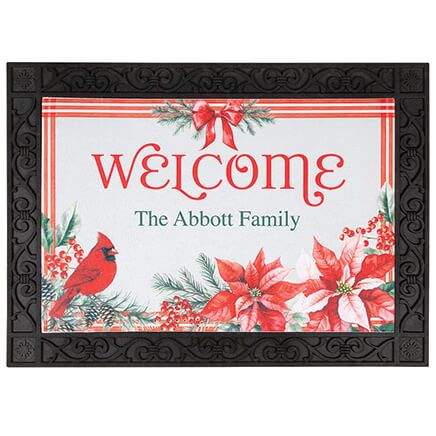 Personalized Cardinal Welcome Doormat-377638