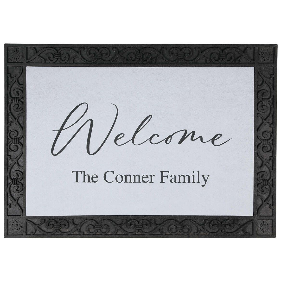 Personalized Welcome Doormat + '-' + 377645