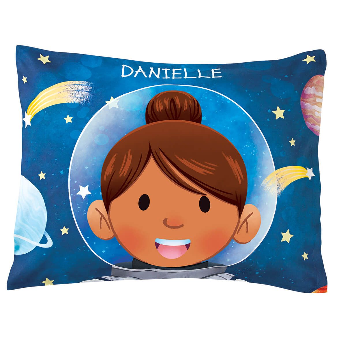 Personalized Astronaut Girl Pillowcase + '-' + 377687