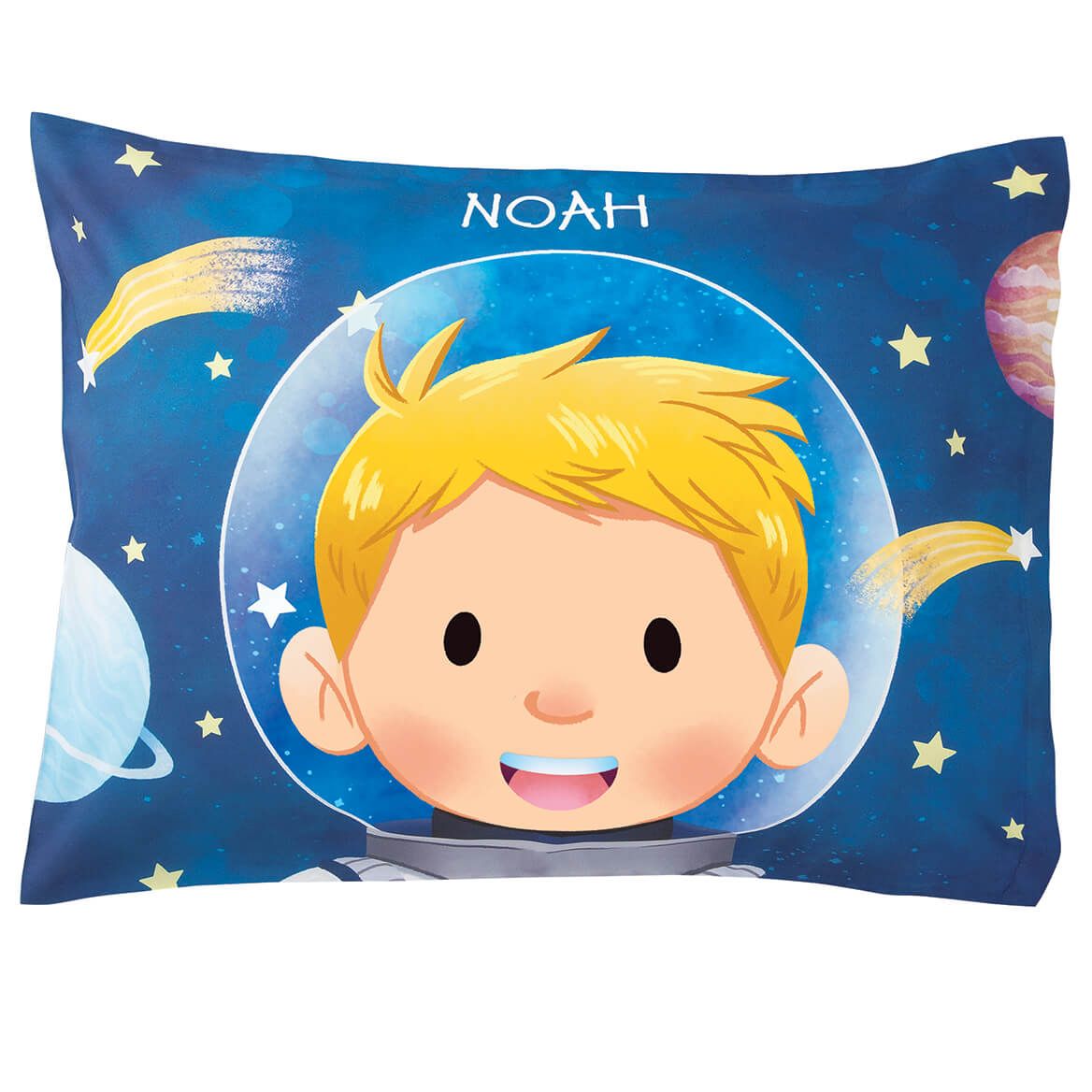 Personalized Astronaut Boy Pillowcase + '-' + 377688