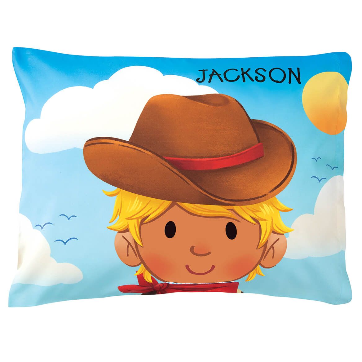 Personalized Cowboy Pillowcase + '-' + 377691