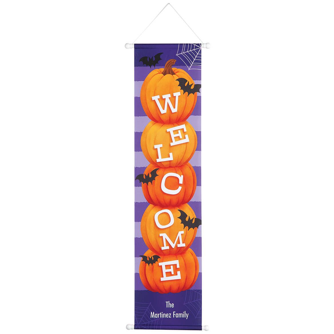 Personalized Welcome Halloween Door Banner + '-' + 377696