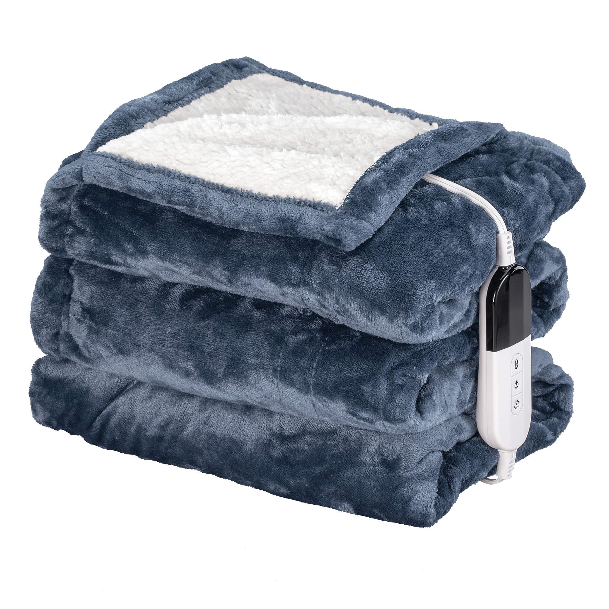 Heated Solid Throw, Plush and Sherpa + '-' + 377700