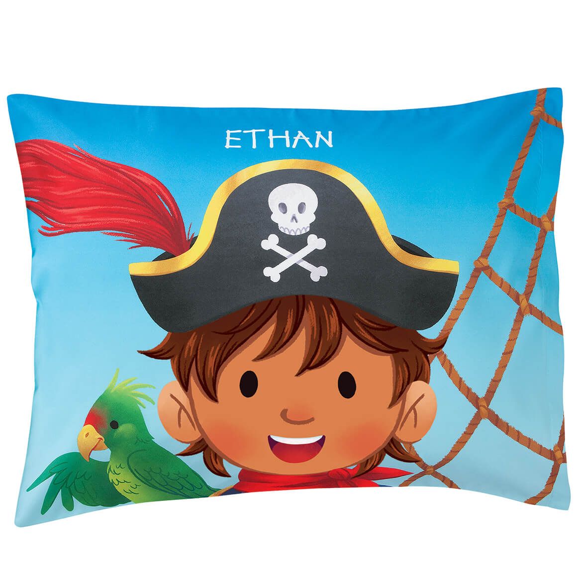 Personalized Boy Pirate Pillowcase + '-' + 377711