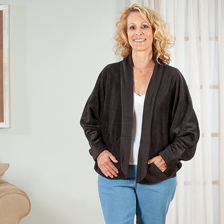 35 degrees Below Chill Chaser Cuffed Shawl, Solid-377875