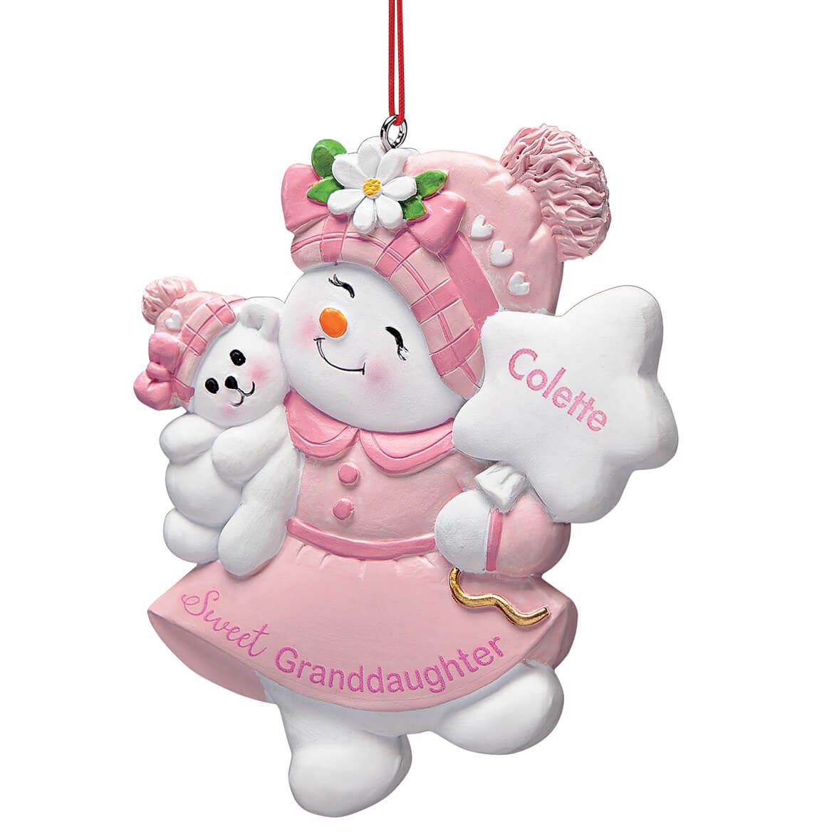 Personalized Sweet Granddaughter Ornament + '-' + 377942