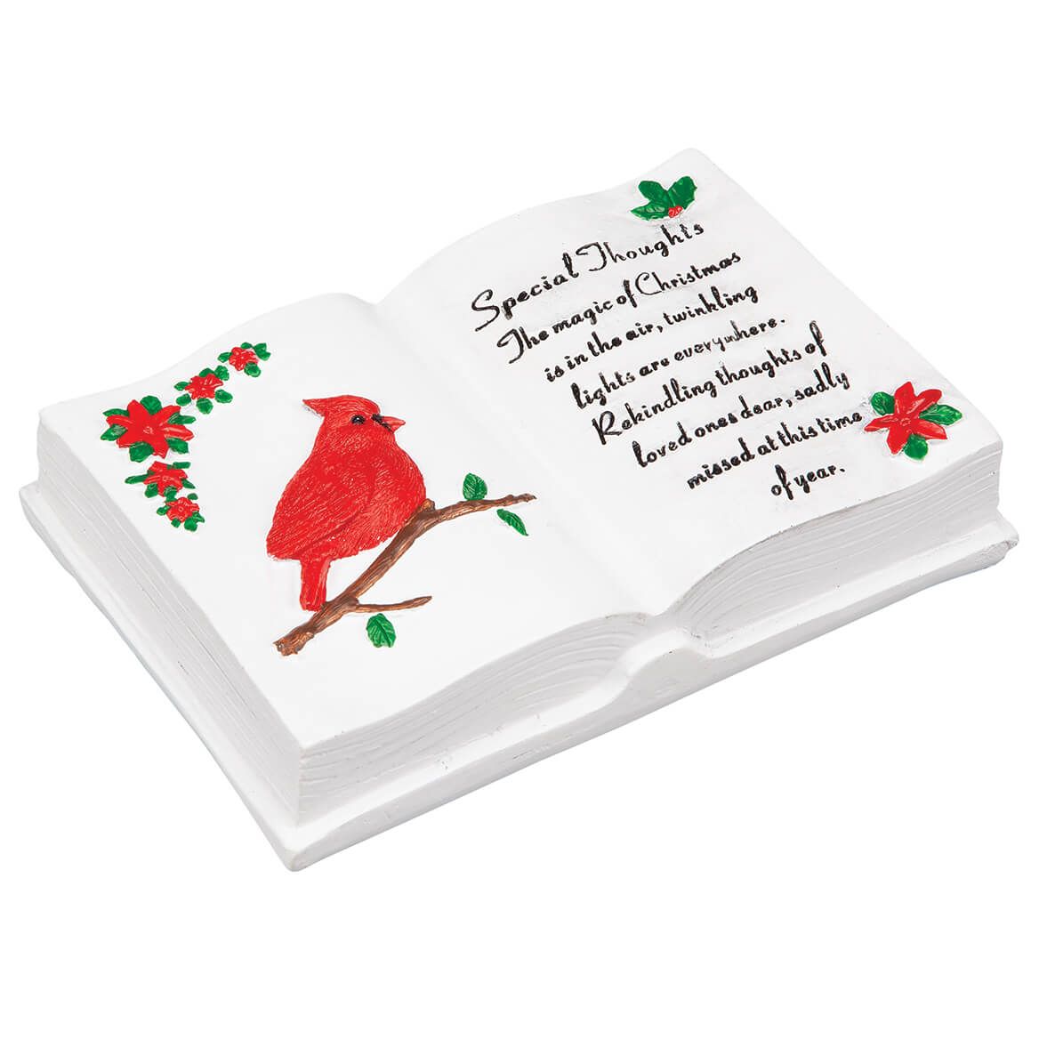 Resin Cardinal Memorial Holiday Book by Fox River™ Creations + '-' + 377972