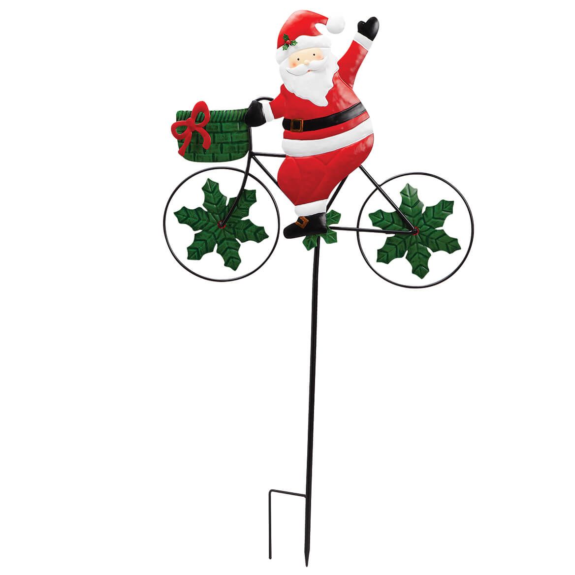 Santa On Bike Stake by Fox River™ Creations + '-' + 377976